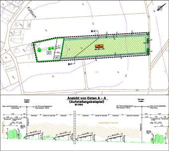 Plan Solarpark Kühbach